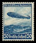 Bild von Flugpostmarken: Nordamerikafahrt des Luftschiffes "Hindenburg