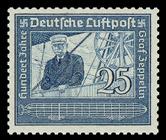 Bild von Flugpostmarken 100. Geburstag von Graf von Zeppelin