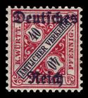 Bild von Neu gedruckte Dienstmarken von Würtemberg
