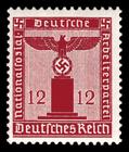 Briefmarke zu DR Dienstmarken Dienstmarken der Partei: Adler auf Sockel 12 Pfg dunkelrosarot