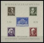 Briefmarke zu SBZ Thüringen Wiederaufbau des Deutschen Nationaltheaters in Weimar Diverse Pfg mehrfarbig